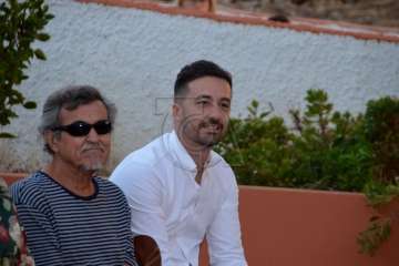 El edil Ramos pregona las fiestas del Carmen de La Medianía (Foto Francisco Javier Santana)